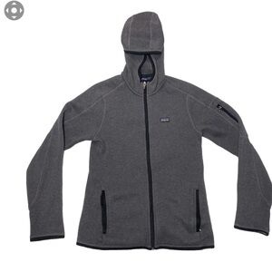Women's Patagonia Better Sweater Full-Zip Hoody SZ Medium Grey Jacket Full Zip